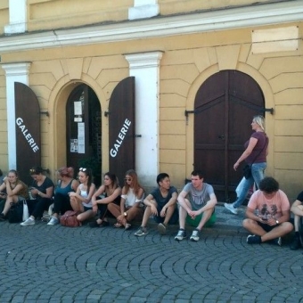Maturanti v Praze aneb poslední školní výlet